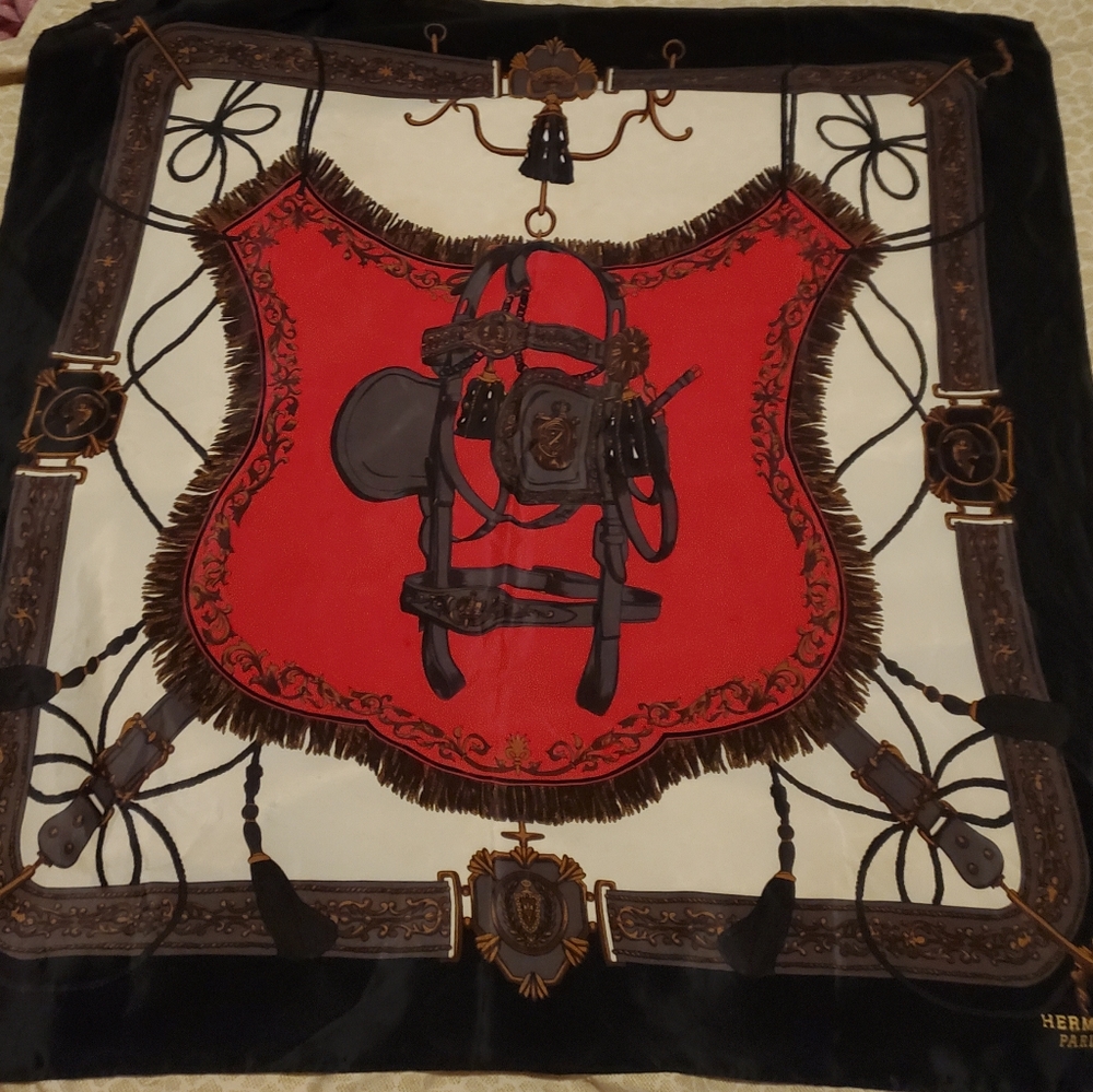 Hermes Vintage Silk Scarf